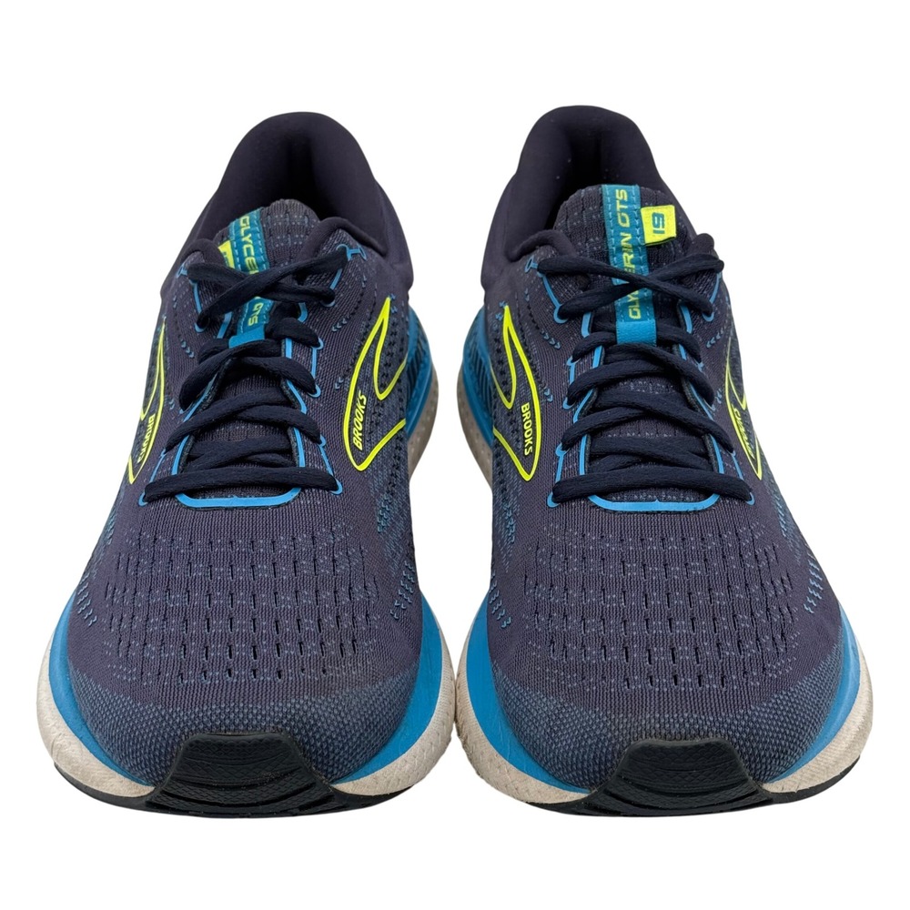 Brooks Glycerin GTS 19 Running Shoes Men's 11 Navy Blue Cushion Gym 1103571D443 - Picture 2 of 8